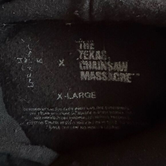 Travis Scott Texas Chainsaw Massacre NYC Halloween Hoodie Size X Large - Picture 3 of 5